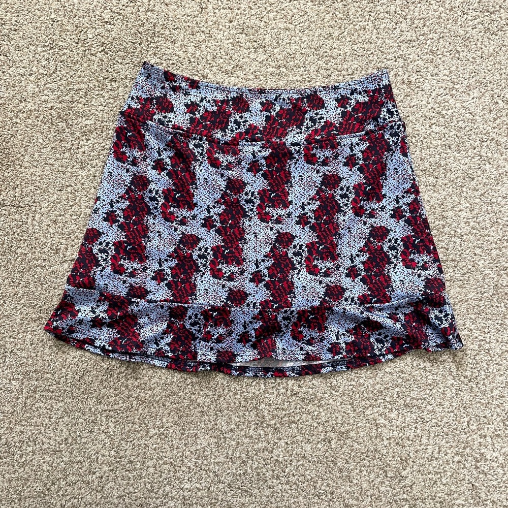 Women's Golftini Ruffle Cosmic Print Golf Skort Small - Picture 3 of 5